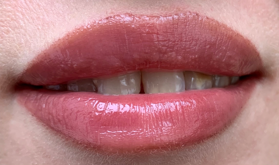 for me by gold apple тинт pink nude + карандаш pecan 02