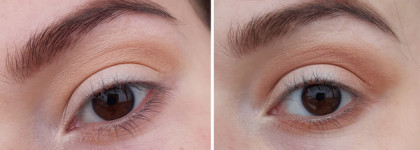 Макияж в теплых красках зимы