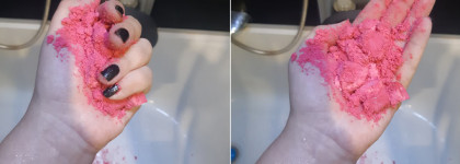 Баловство для себя любимой - пенорони для ванны "Розовый Джем" от Lush Rose Jam Bubble Bar