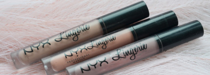 Трое из ларца от Nyx Lip Lingerie Liquid Lipstick. Матовые, бюджетные, хорошие