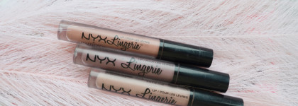 Трое из ларца от Nyx Lip Lingerie Liquid Lipstick. Матовые, бюджетные, хорошие