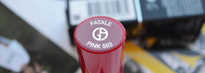 Помада - бальзам Giorgio Armani Ecstasy Shine в оттенке 503 fatale pink
