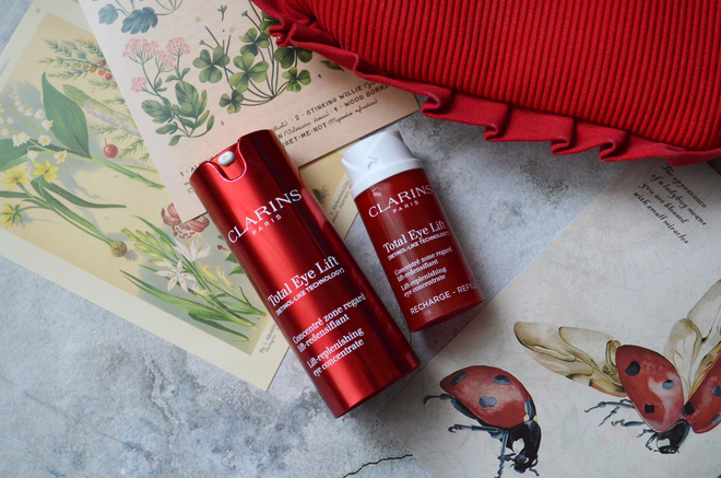 Clarins Total Eye Lift Concentrate - "до" и "после" спустя 2 месяца