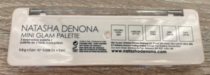 Natasha Denona Mini Glam Palette - ожидание/реальность