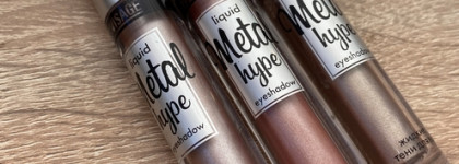 Жидкие тени Lux Visage Metal Hype 03, 08, 14 - такие похожие и такие разные
