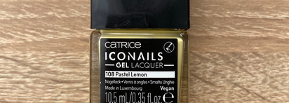 Весенний Catrice Iconails Gel Lacquer 108 Pastel Lemon