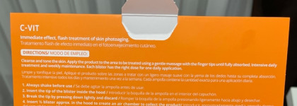 Витамин C в ампулах от Sesderma Laboratories: C-Vit Intensive Serum Flash Effect и сравнение эффекта с ампулами MartiDerm