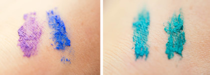 Цветные туши: Pupa, Dior, Nouba, Kiko