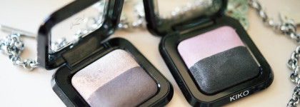 Две пары теней Kiko Bright Duo 16 и 11