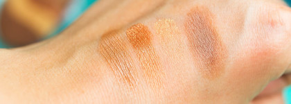 Яркий летний макияж "Бронза с синим акцентом"