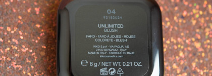 Румяна-хамелеон Kiko Unlimited Blush 04 Metallic Rosy Biscuit