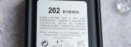 Тени сухого и влажного нанесения Kiko Water Eyeshadow 202 Golden Mauve