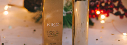 Christmas Mood: ON! Волшебная помада Kiko Magical Holiday Wow Lipstick 01 Hot red