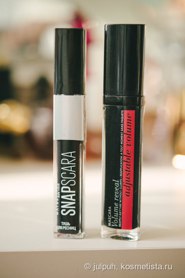 Бюджетные туши Maybelline Snapscara и Bourjois Volume reveal