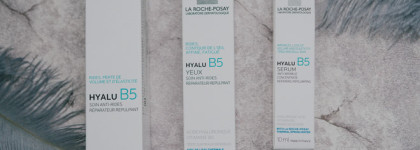 Три продукта от La Roche-Posay Hyalu B5 с гиалуроновой кислотой: сыворотка, крем для глаз, крем для лица
