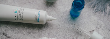 Три продукта от La Roche-Posay Hyalu B5 с гиалуроновой кислотой: сыворотка, крем для глаз, крем для лица