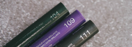 Любимые цветные подводки Kiko Super Colour Eyeliner оттенки 104, 109, 111