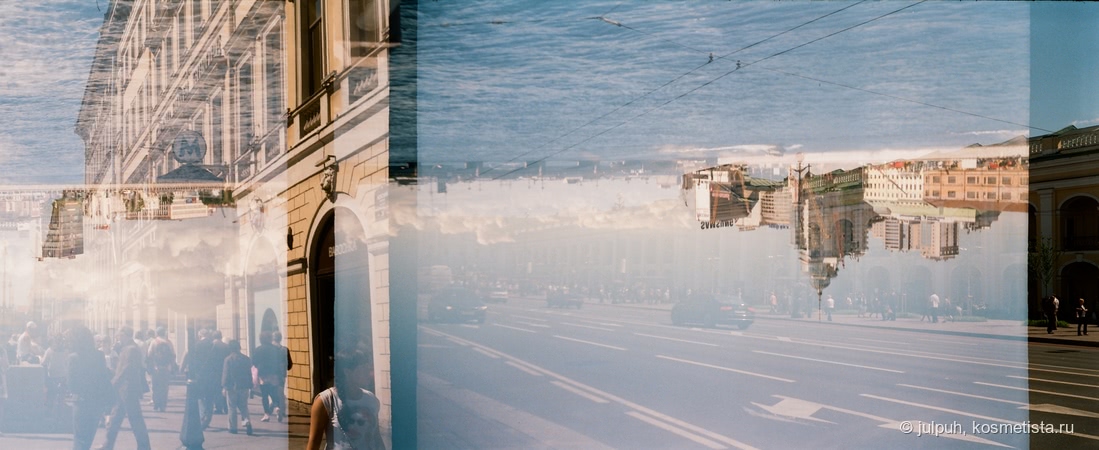 Работа из цикла фотографий города, в итоге были 4 бесшовные полотна