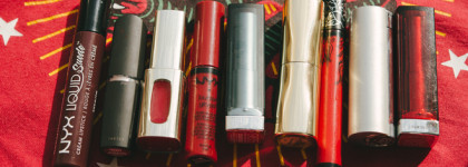 9 любимых красных помад от темной к светлой + 2 продукта