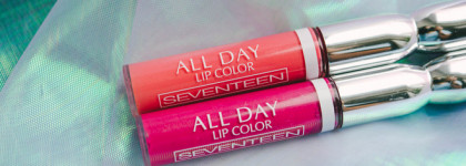 Яркие, стойкие, матовые: Seventeen All Day Lip Color 21 и 57
