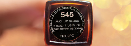 Оранжевый голографический блеск Inglot AMC Lip Gloss 545