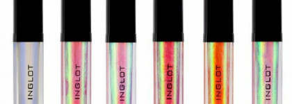 Оранжевый голографический блеск Inglot AMC Lip Gloss 545