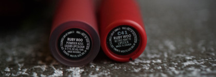 Mac Ruby's Crew: красная классика Ruby Woo в 2-х текстурах. Одной - да, второй - нет