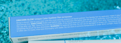 Подводка небесно-голубого цвета Unicorn Glow Unique Color Eyeliner Pen 04 Petrichor