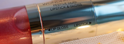 Помада + блеск Festive Duo Lipstick & Gloss 03 Rose Marshmallow из праздничной коллекции Kiko Milano Holiday Wonderlights