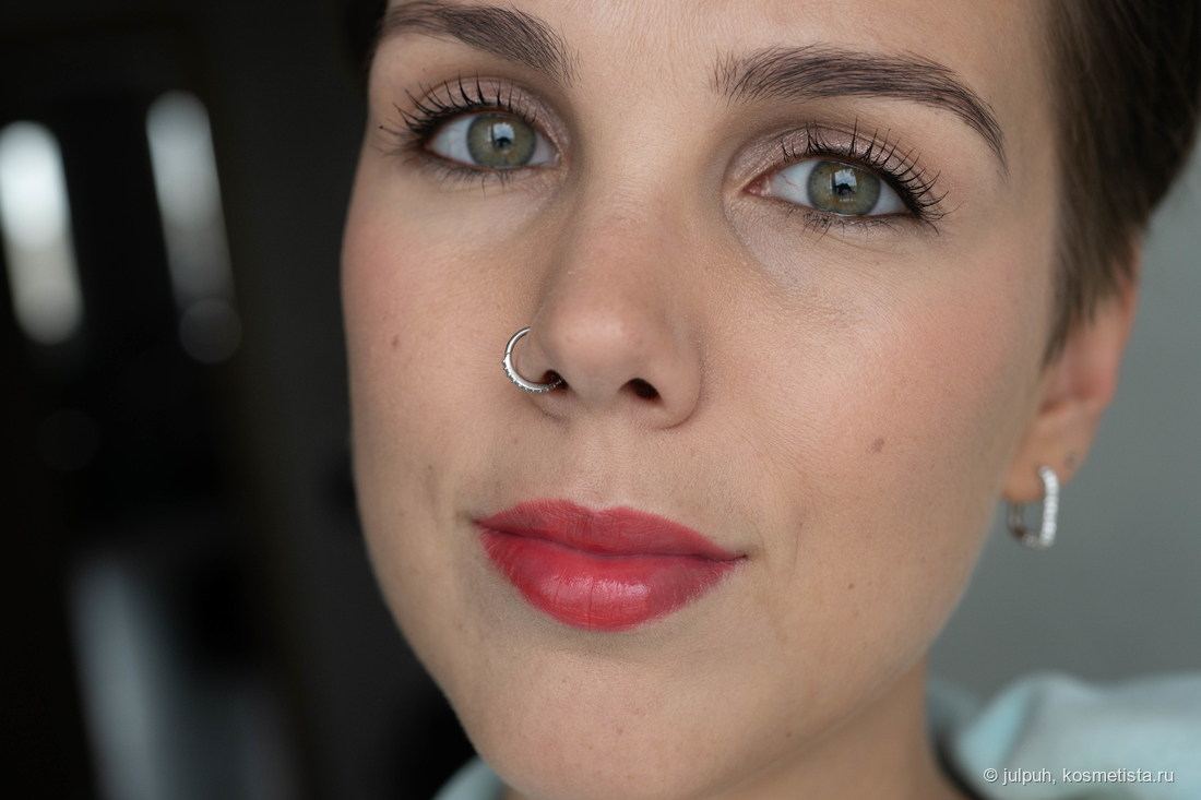 Chupa Chups Lip Locker 06 Peach после промакивания салфеткой