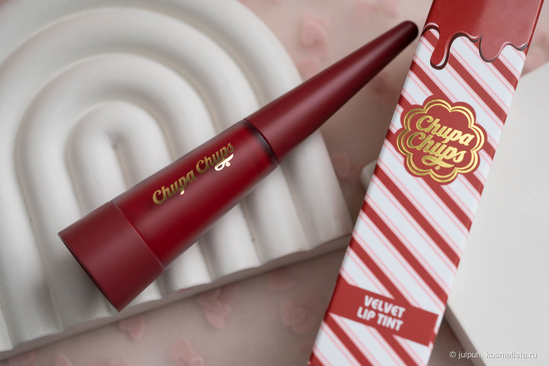 Chupa Chups Velvet Lip Tint Wannabe Rose