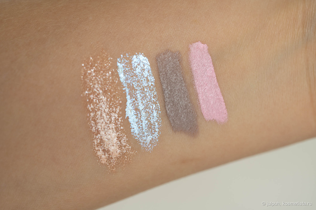 03 Mellow Glow, 05 Serene, 01 Creamy Caress, 04 Touch