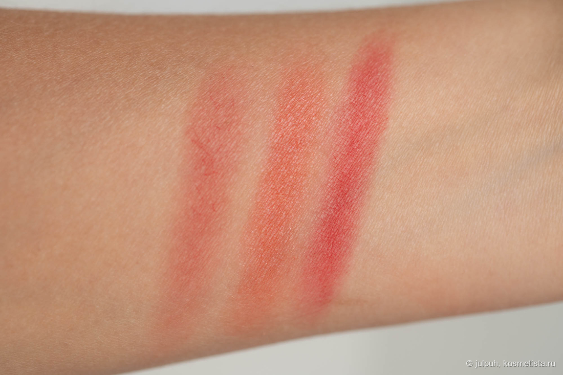 SHIK studio Crimson Blush Poppy / Fenty Beauty Cheeks Out Freestyle Cream Blush 12 Big Melons / OK Beauty Color Salute Geisha