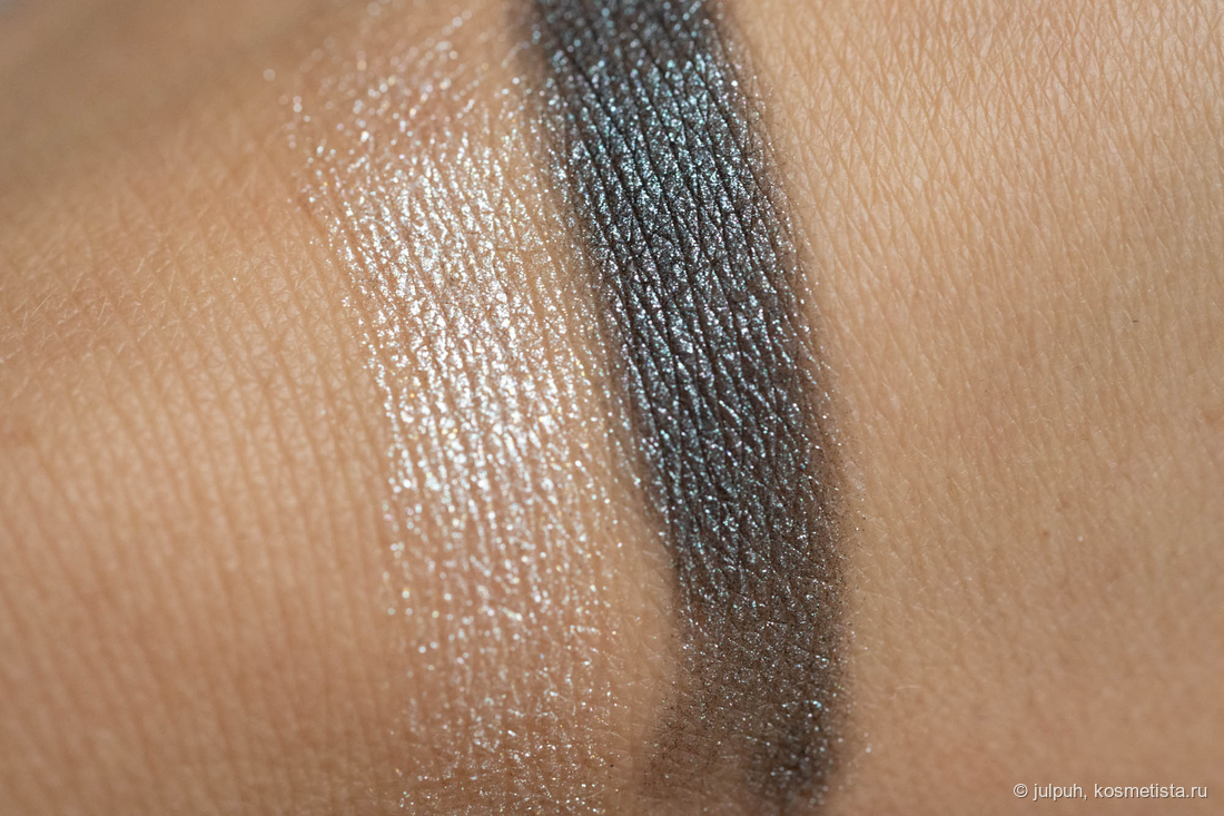 Сияющие тени для век Divage AI Shadow 01 Lustre и 04 Nightfall