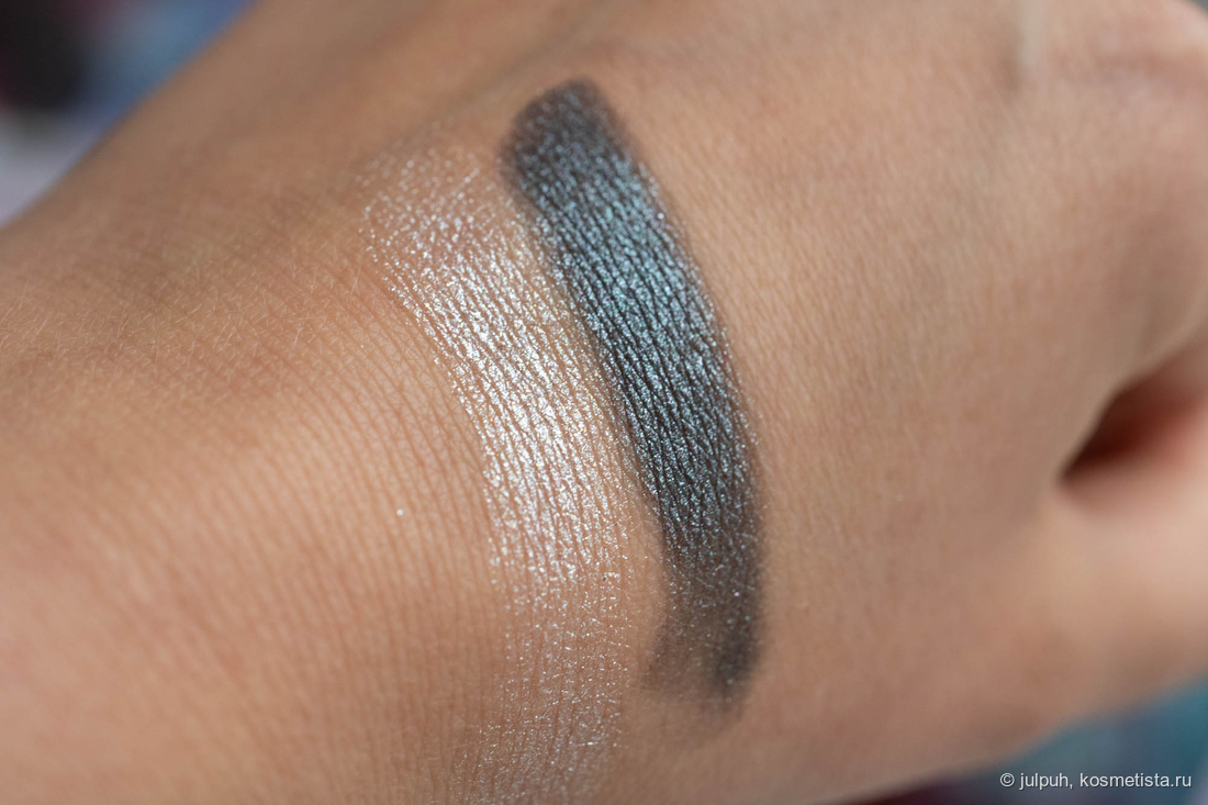 Сияющие тени для век Divage AI Shadow 01 Lustre и 04 Nightfall