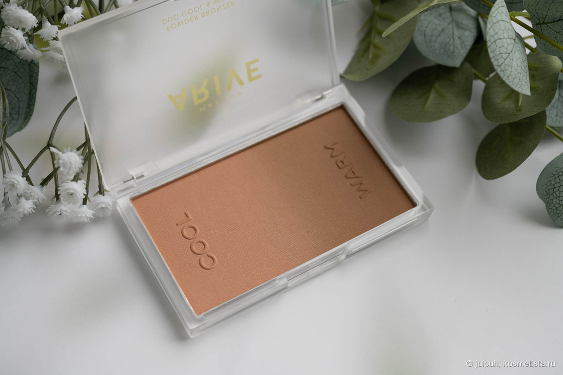 Arive Makeup Powder Bronzer Duo Cool & Warm оттенок 02 medium