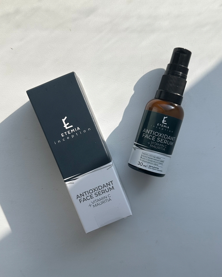 Антиоксидантный уход: Etemia Antioxidant face serum Vitamin C + Mauritia
