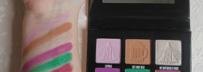 Jeffree Star Mini controversy Emerald edition palette. Удачное знакомство с брендом