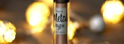 Эффектный мэйк на раз-два-три. Жидкие тени Luxvisage metal hype в оттенке 14 «Дымчатый кварц»