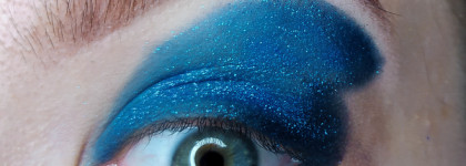 Макияж "крыло бабочки", морфо. Поэтапно