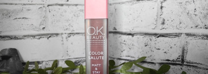 Помада Ok Beauty color salute matt&stay long-wear liquid lipstick - оттенок Wild