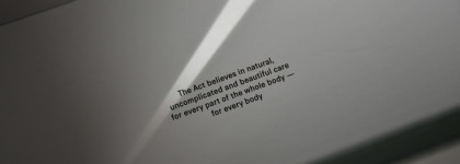 The Act. Уход за телом - просто и со вкусом