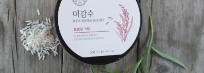 Крем для умывания и очищения лица Rice Water Bright Cleansing Cream от The Face Shop. Достойная ли альтернатива гидрофильному маслу?