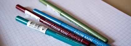 Механические карандаши для глаз Artistic Color Kajal Contour Relouis: обзор четырех оттенков