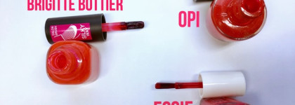 Малиновый лимонад с Essie Nail Lacquer 32 Exotic liras