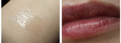 Noir et Blanc de Chanel: Rouge Coco Gloss #814 и Rouge Allure Velvet Extreme #128