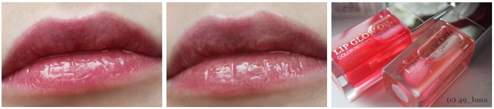 Dior Addict Lip Glow Oil в оттенках #001 Pink и #015 Cherry.