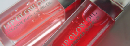 Dior Addict Lip Glow Oil в оттенках #001 Pink и #015 Cherry