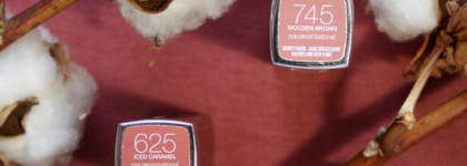 Мои лучшие нюды: Maybelline Color Sensational в оттенках 745 Wooden brown и 625 Iced caramel