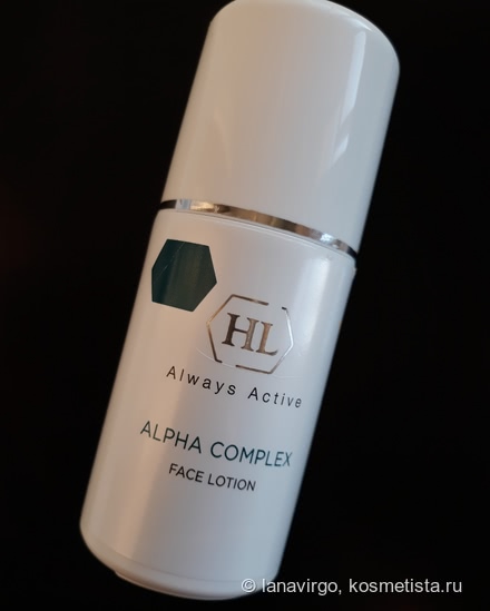 Лосьон с кислотами с эффектом поверхностного пилинга. Еще один отличник Holy Land Alpha Complex Face Lotion